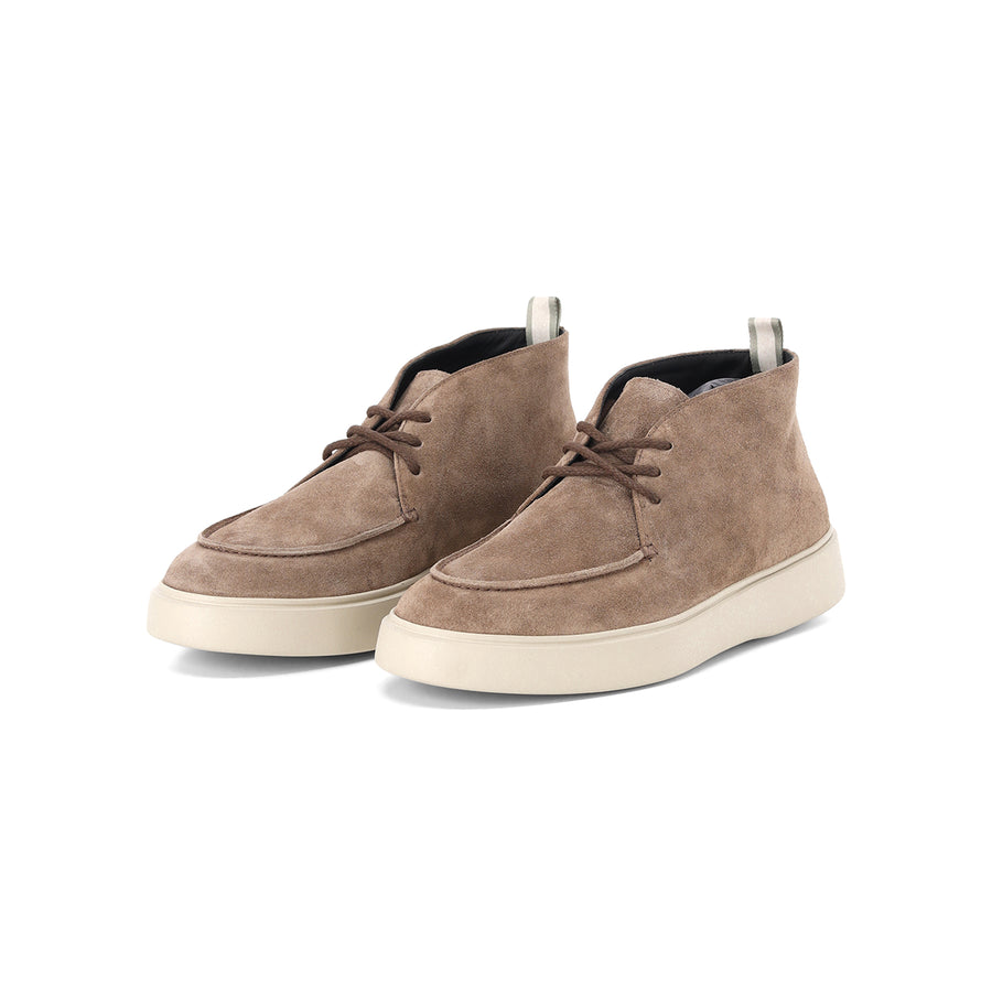 Boots Frame 002 aus Veloursleder 46 / Braun