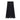 Midirock mit Spitze aus Wolle 42 / Schwarz