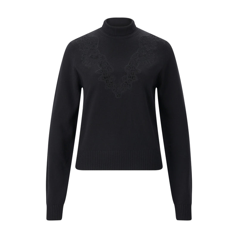 Zimmermann Pullover mit Spitze aus Wolle Damen