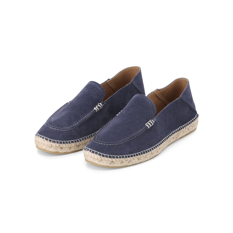 Loafer aus Veloursleder 45 / Blau