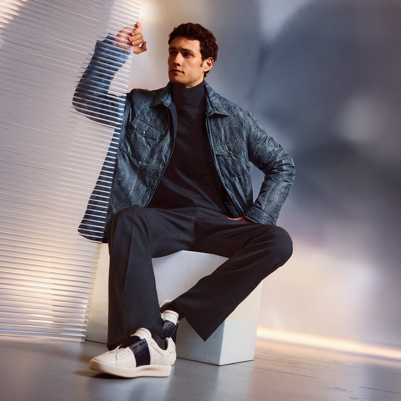 Rollkragenpullover aus Merinowolle