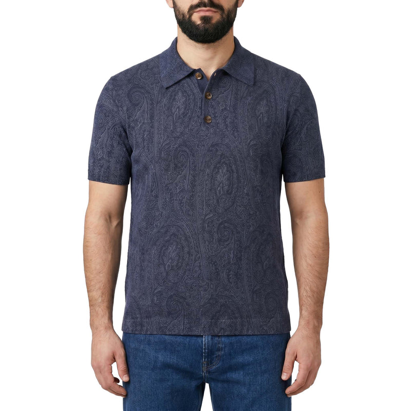 Poloshirt aus Wolle & Seide
