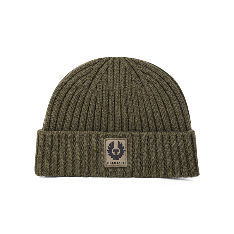Beanie aus Lammwolle One Size / Graugrün
