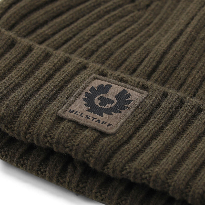 Beanie aus Lammwolle One Size / Graugrün