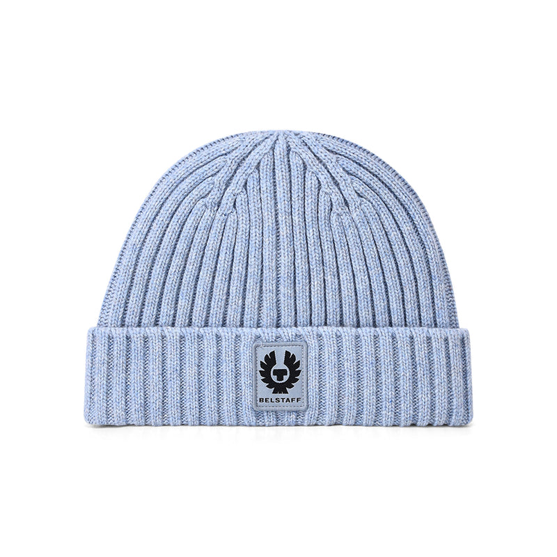 Beanie aus Lammwolle One Size / Hellblau