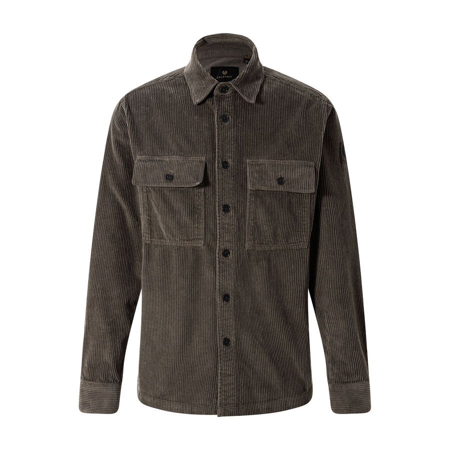 Overshirt aus Cord XXL / Graugrün