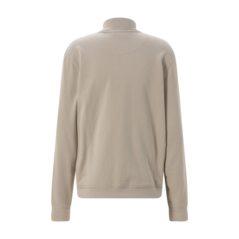 Sweatjacke aus Baumwolle 3XL / Creme