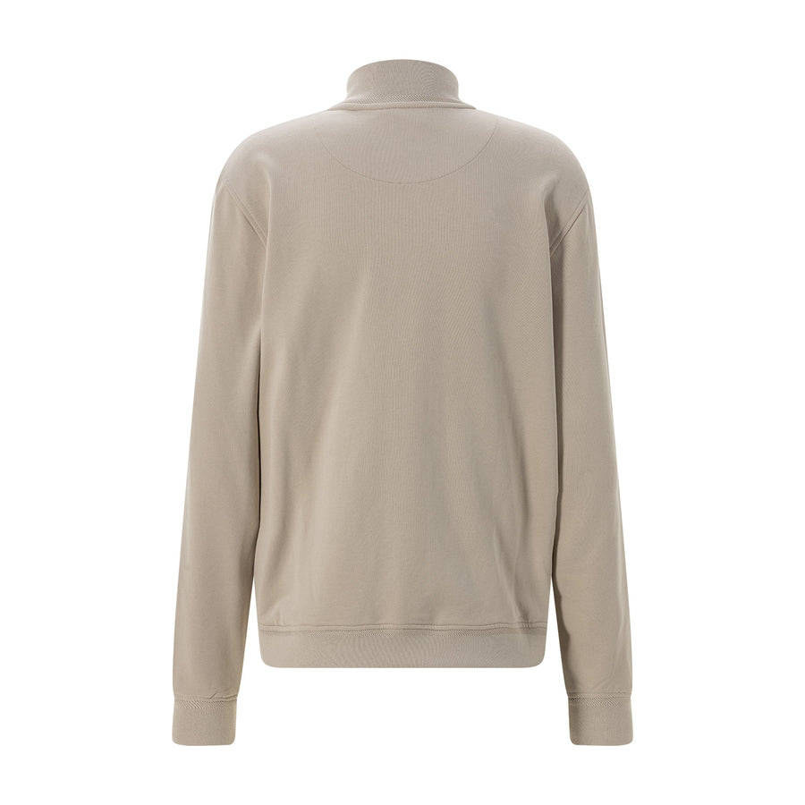 Sweatjacke aus Baumwolle 3XL / Creme