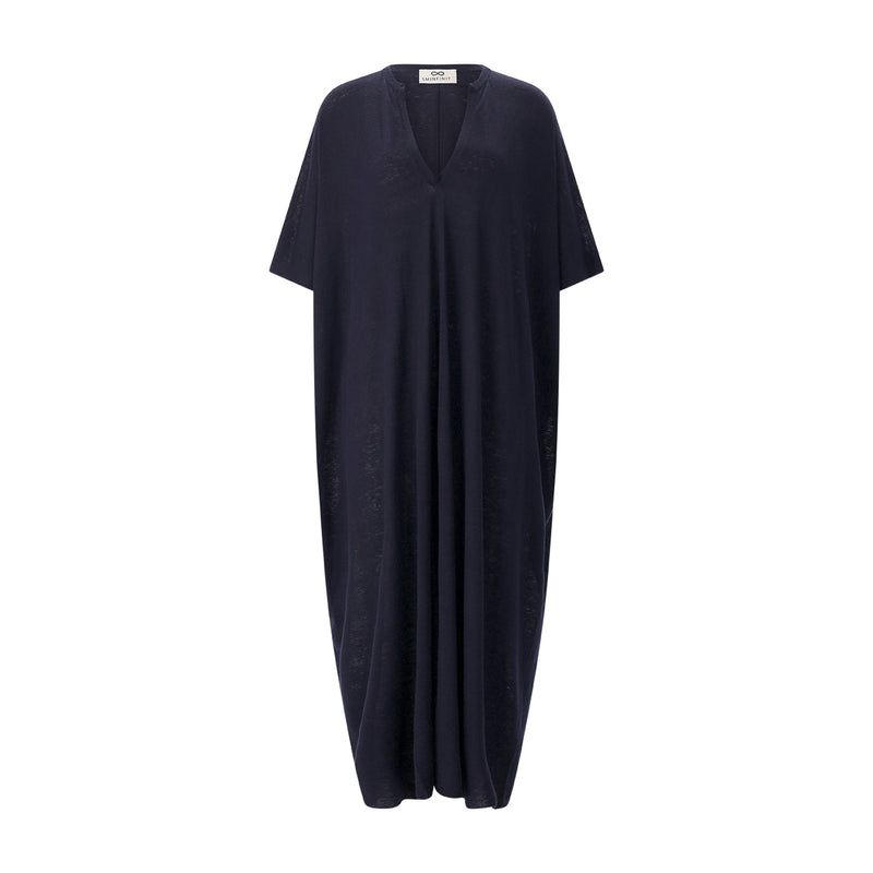 Weites Maxikleid XS/S / Dunkelblau