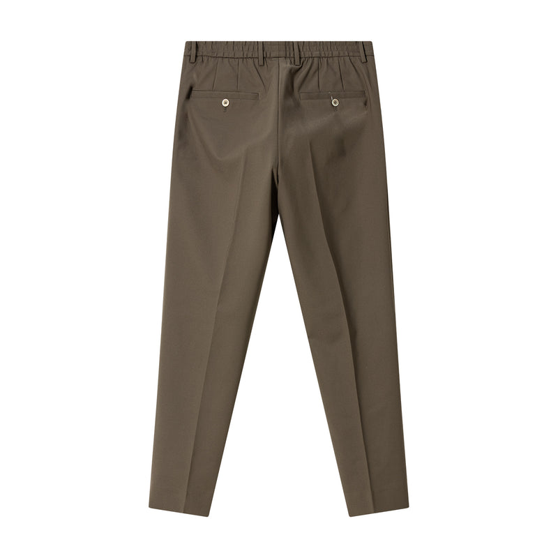Hose Davide mit Gummizug 56 / Dunkelbraun