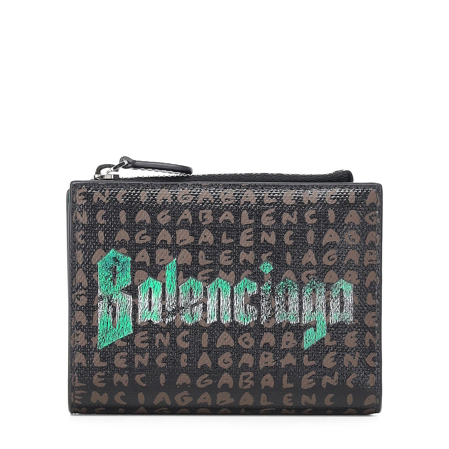 Portemonnaie aus Baumwoll-Mix One Size / Dunkelbraun
