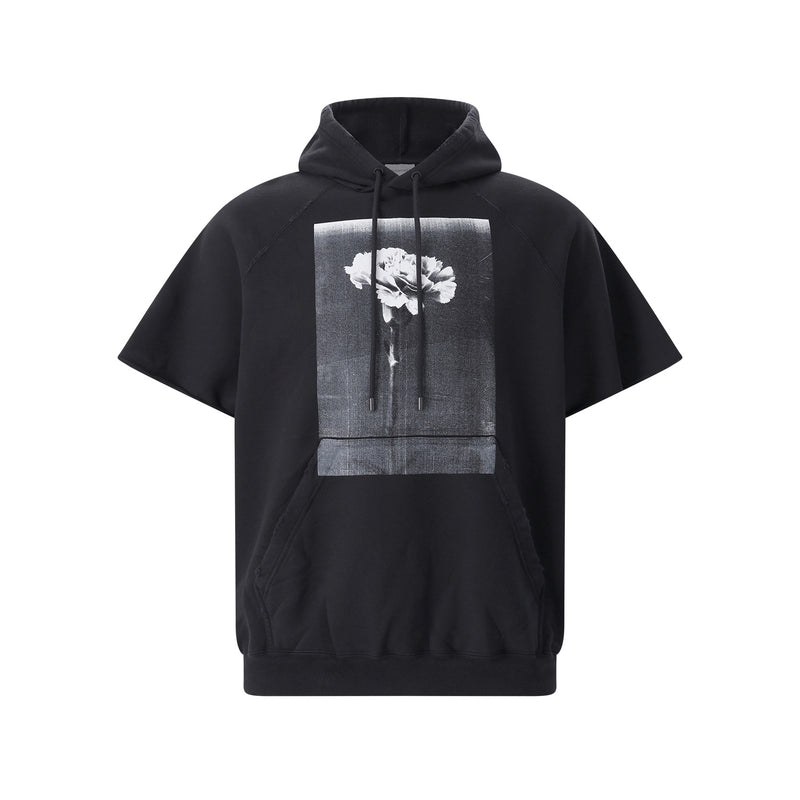 Hoodie aus Baumwolle L / Schwarz