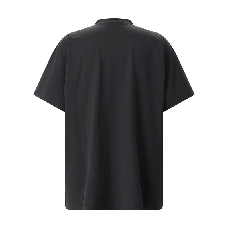 T-shirt aus Baumwolle XL / Schwarz