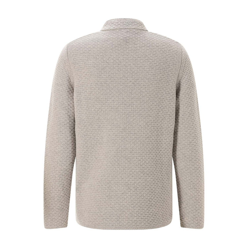 Strickjacke aus Woll-Mix XXL / Grau