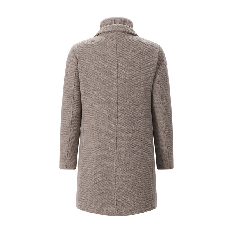 Mantel aus Wollmix XXXL / Braun