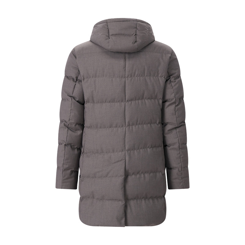 Parka aus Viskose-Mix 60 / Grau