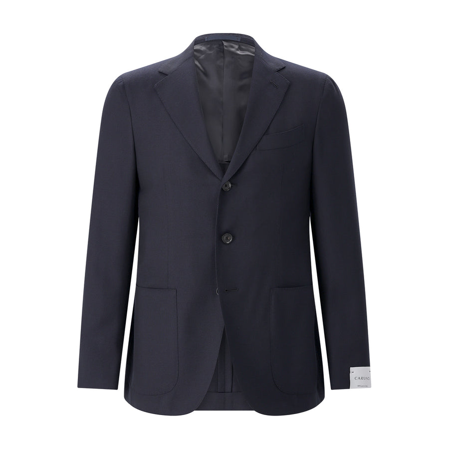 Sakko aus Wolle 58 / Navy