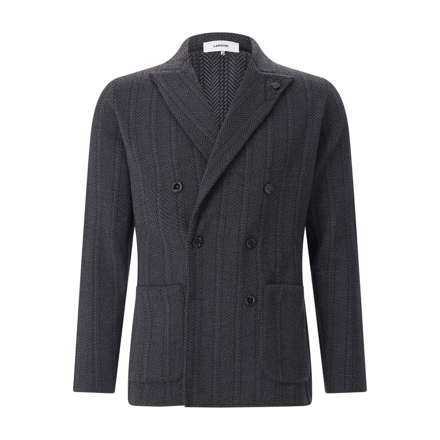 Lardini Stricksakko aus Schurwolle Herren