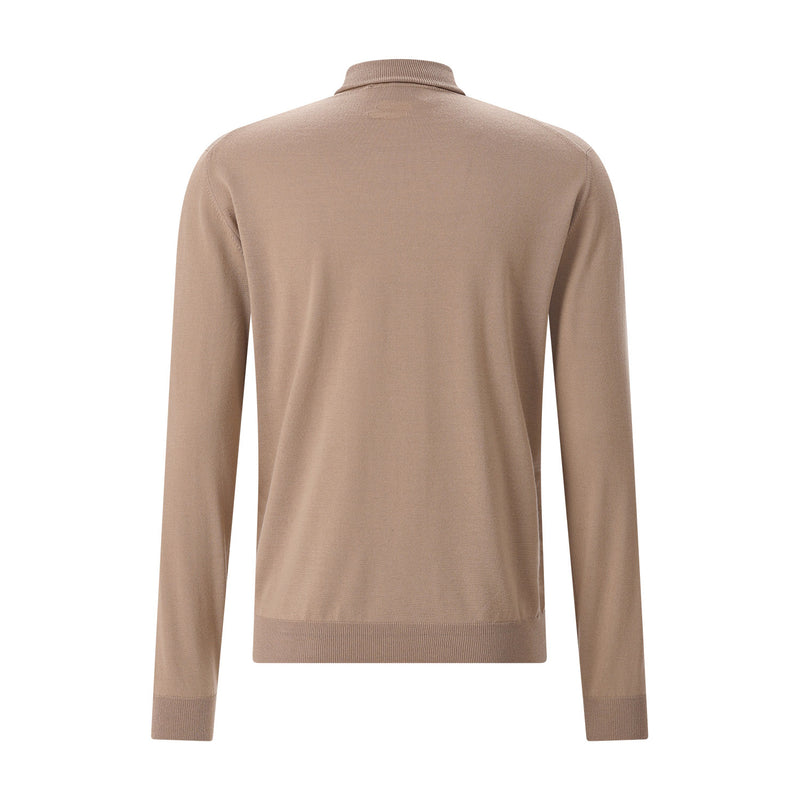 Rollkragenpullover aus Schurwolle
