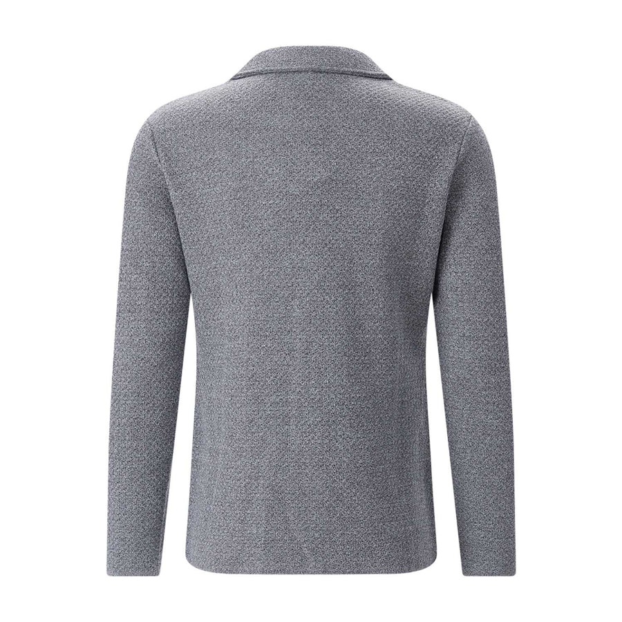 Stricksakko aus Schurwolle 54 / Grau