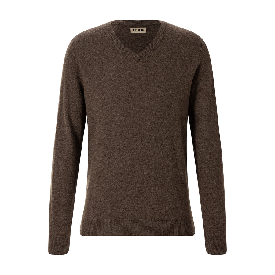 Pullover aus Kaschmir XXL / Braun