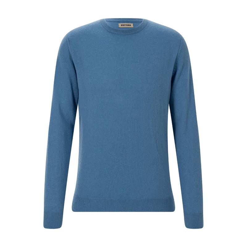 Pullover aus Kaschmir XXL / Hellblau
