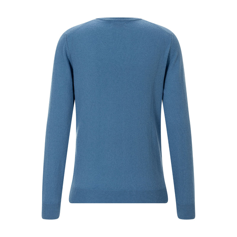 Pullover aus Kaschmir XXL / Hellblau
