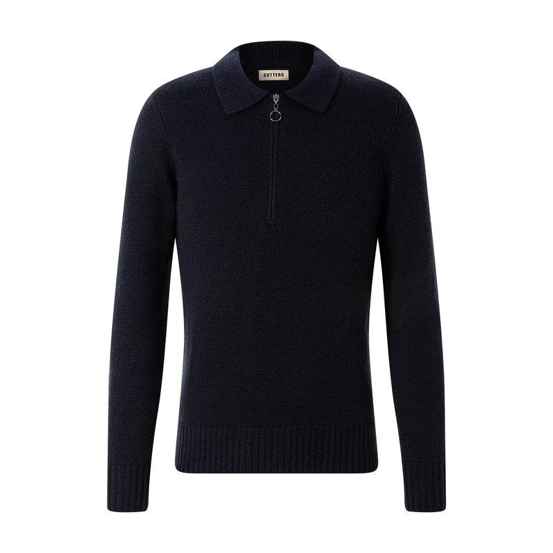 Troyer aus Kaschmir XXL / Navy