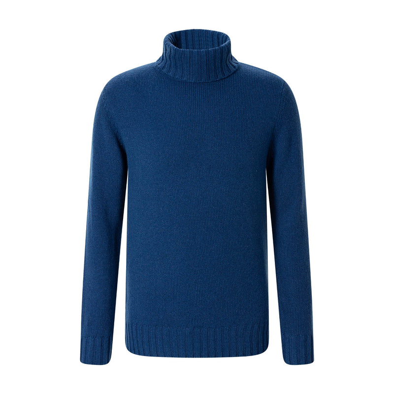 Pullover aus Kaschmir XXL / Blau