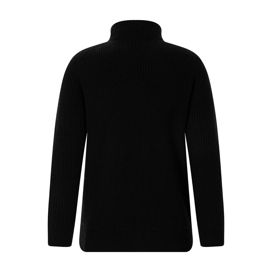 Strickjacke aus Kaschmir XXL / Schwarz