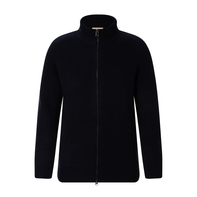 Strickjacke aus Kaschmir XXL / Navy