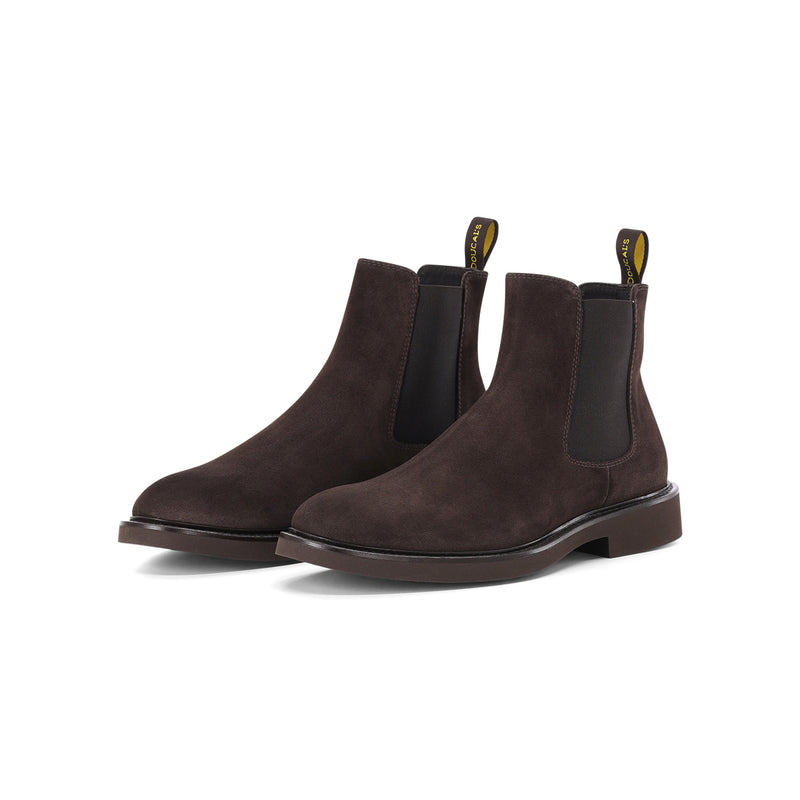 Boots aus Leder 46 / Dunkelbraun