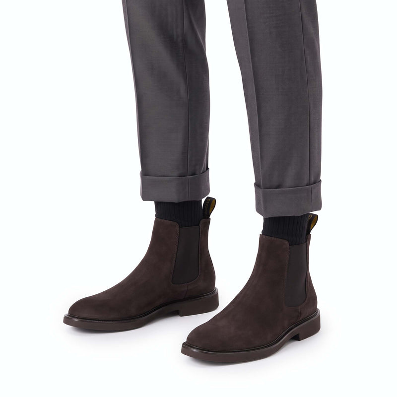 Boots aus Leder