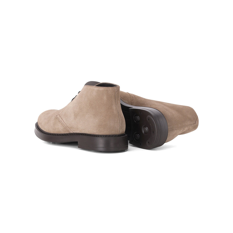 Schnürschuhe aus Leder 45 / Hellbraun