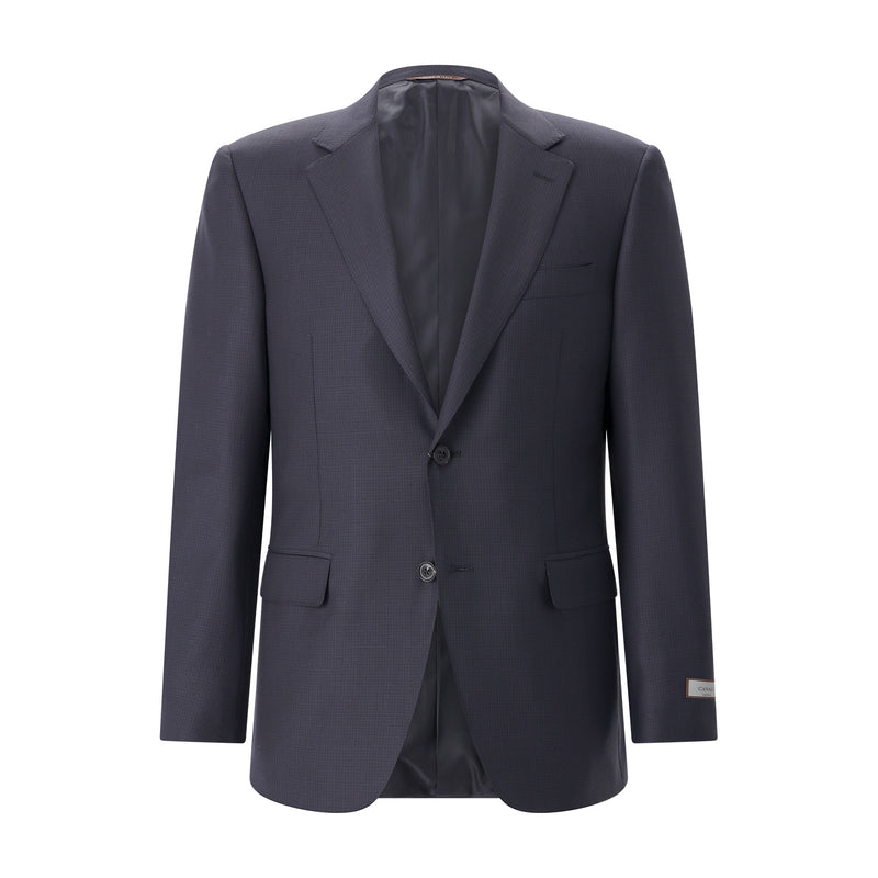 Zweiteiliger Anzug aus Wolle 56 / Navy