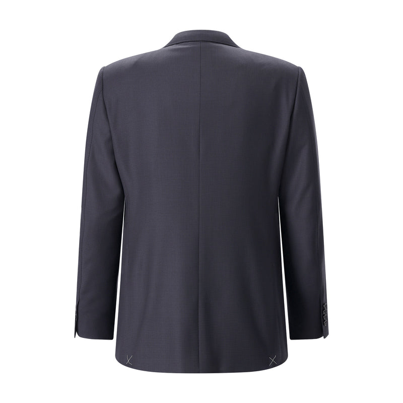 Zweiteiliger Anzug aus Wolle 56 / Navy