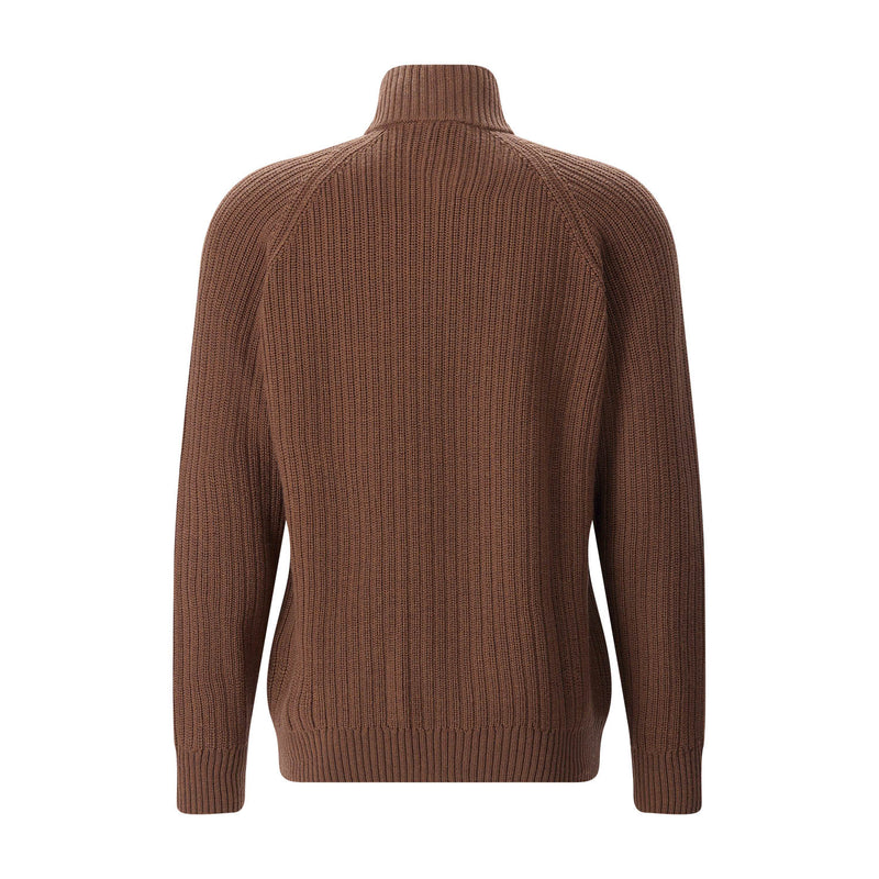 Strickjacke aus Wolle 54 / Braun