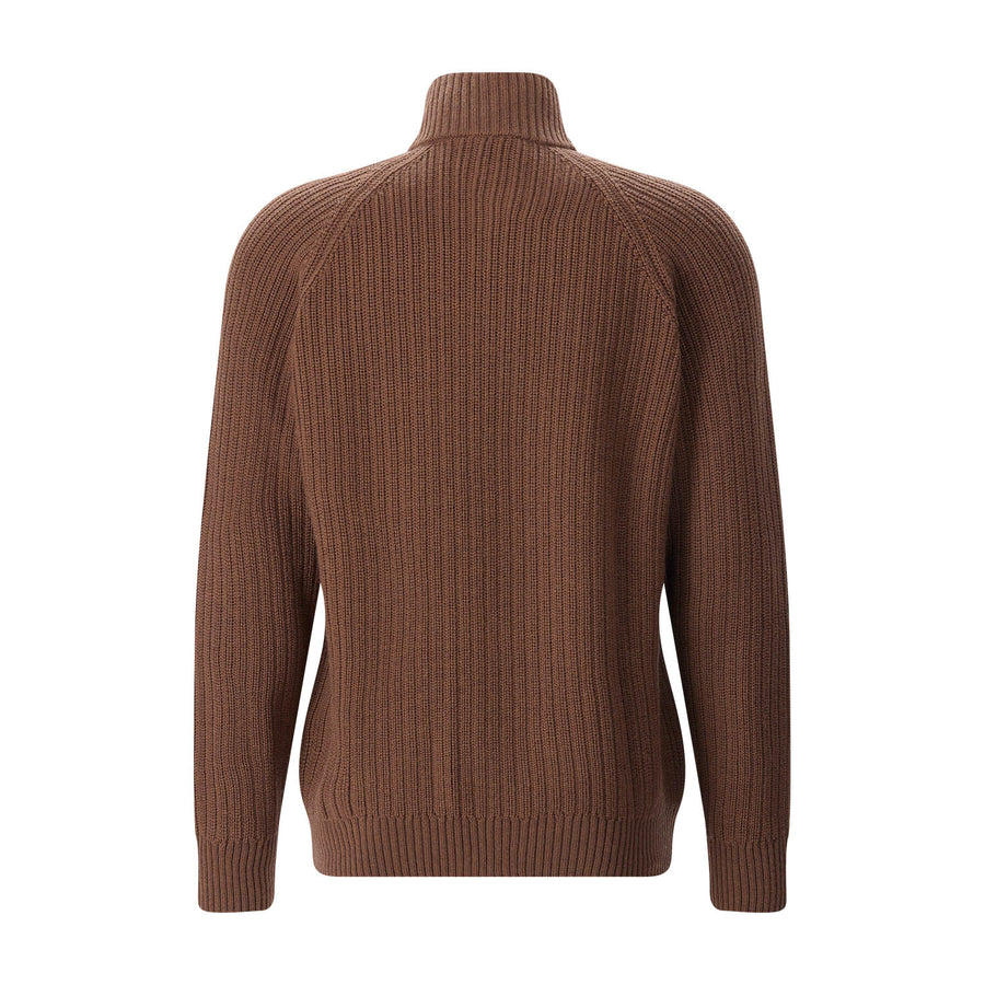 Strickjacke aus Wolle 54 / Braun