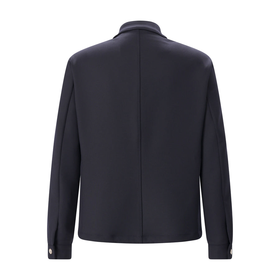 Jacke aus Woll-Mix 54 / Navy
