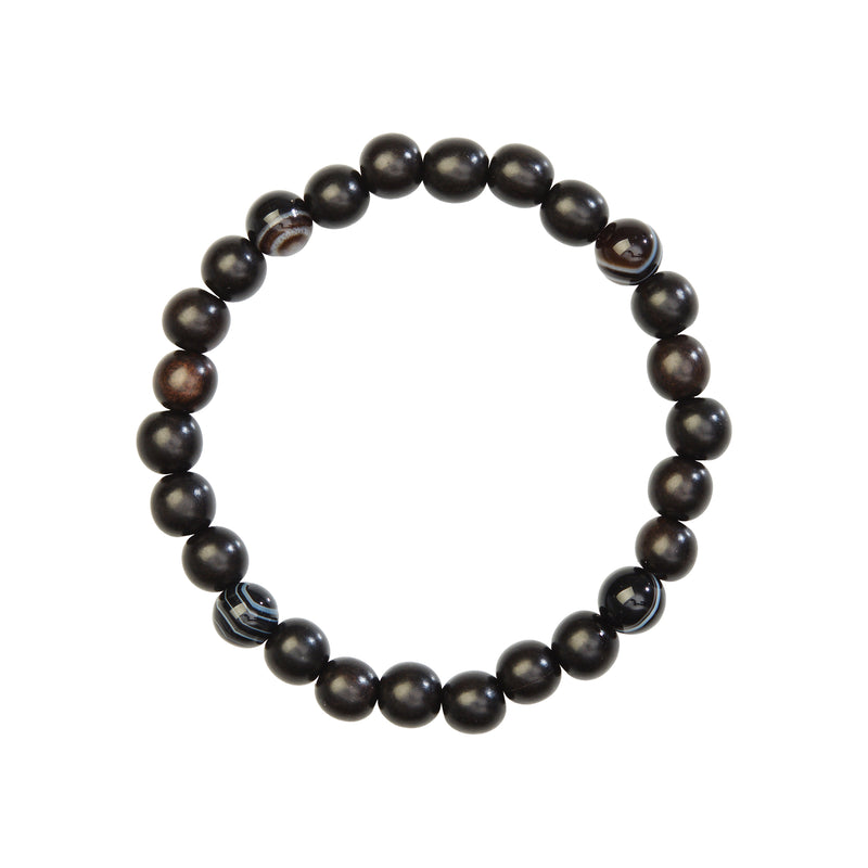 Ebony Bead Bracelet