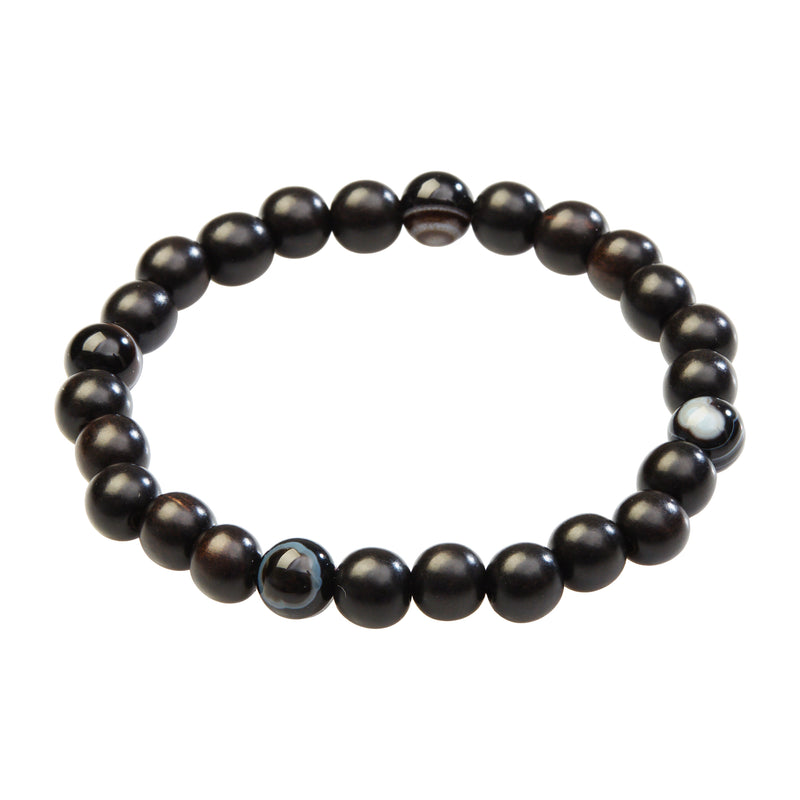 Ebony Bead Bracelet