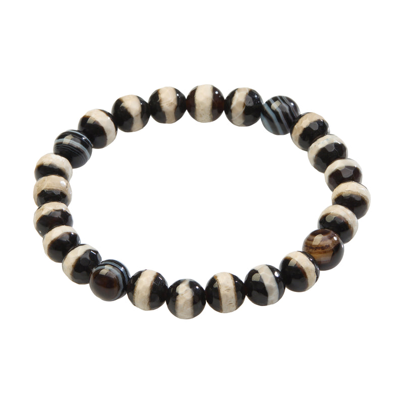 Bracelet made of agate beads
