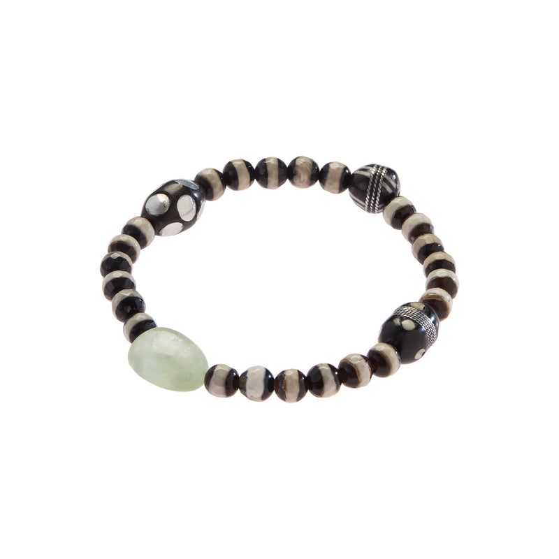 Armband aus schwarzem Achat