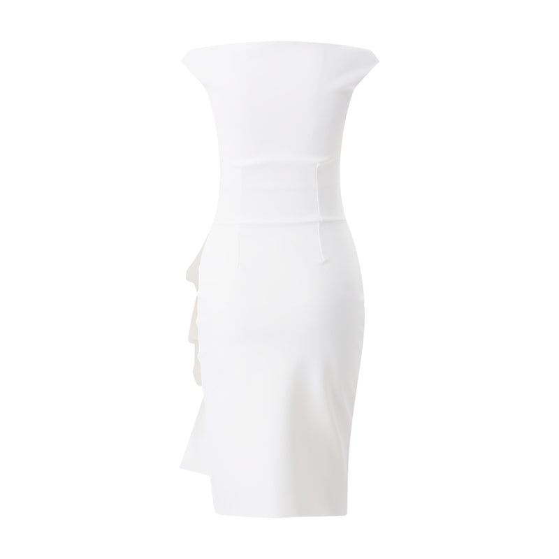 Midikleid Melania Dress 40 / Weiß
