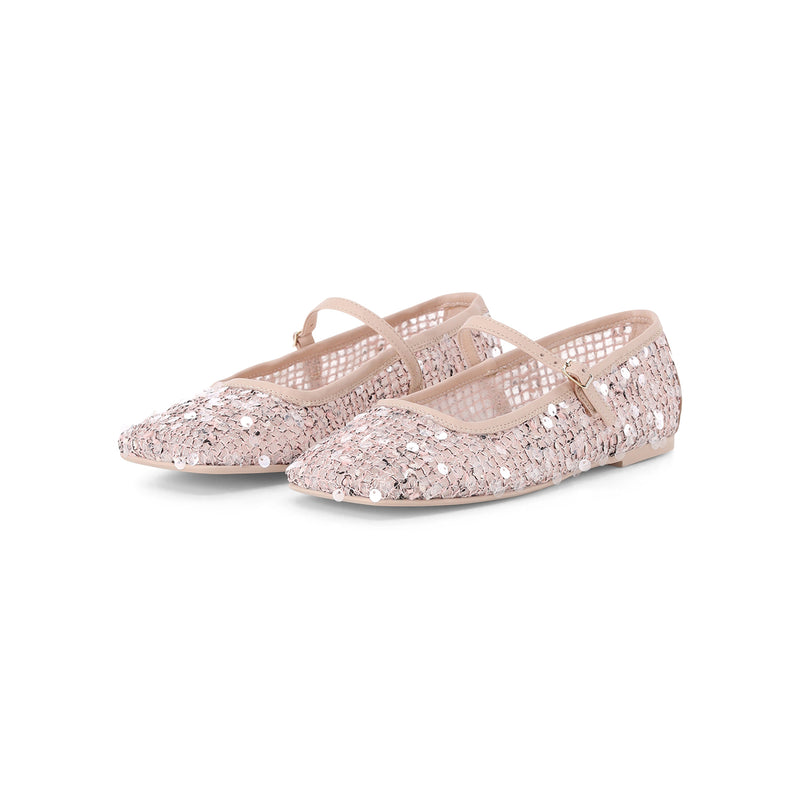 AGL Ballerinas Ceramic Mary Jane mit Pailletten Damen