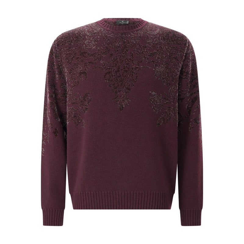 Pullover aus Woll-Mix 3XL / Lila