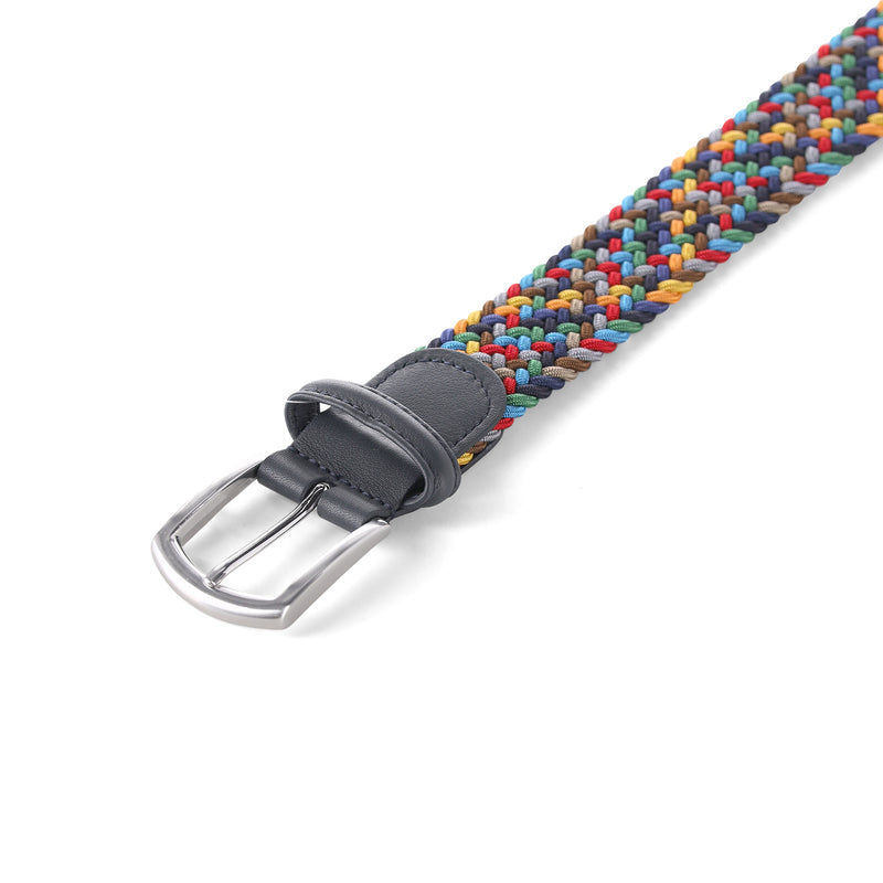 Gürtel mit Leder 105 / Multicolor