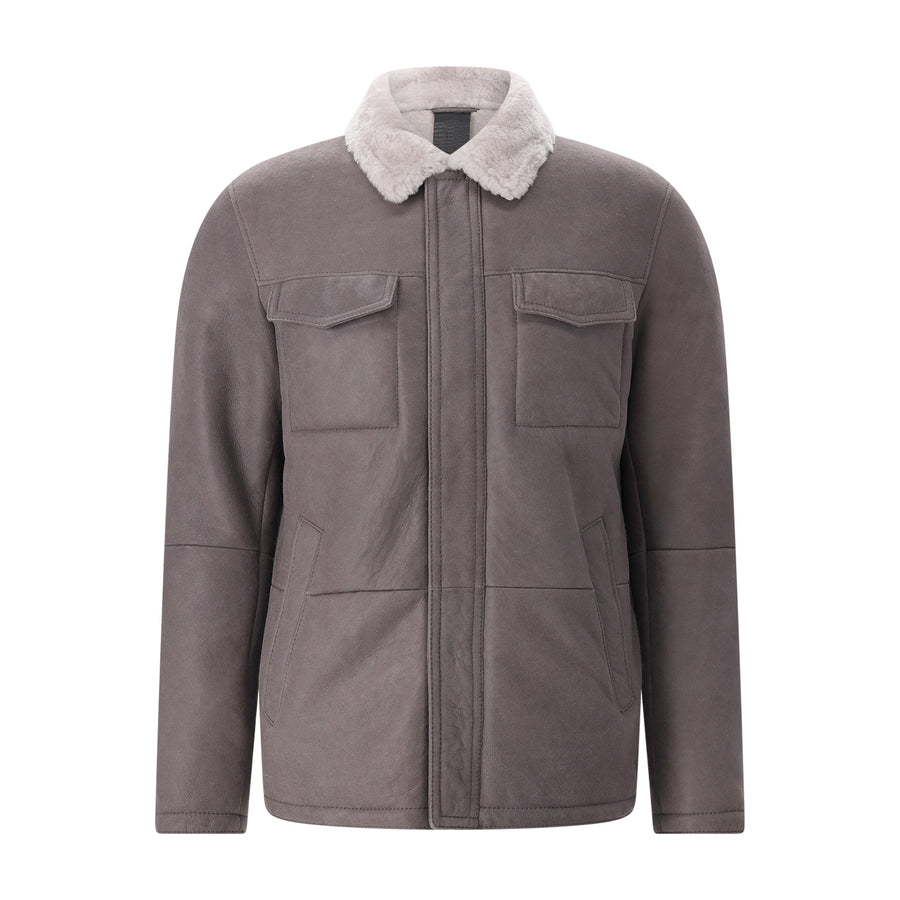 Werner Christ Lederjacke Gerrit mit Lammfell Herren