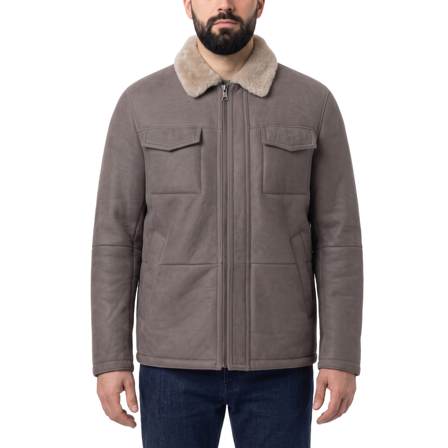 Werner Christ Lederjacke Gerrit mit Lammfell Herren