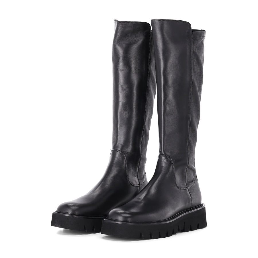 Steiefel luggie Stretch aus Leder 41 / Schwarz